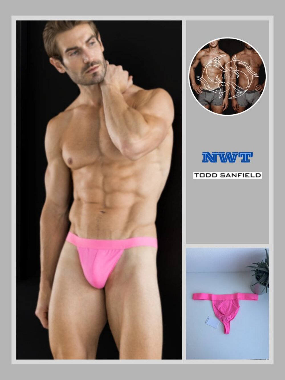 Todd Sanfield - Defiant Thong - Candy Pink (L)